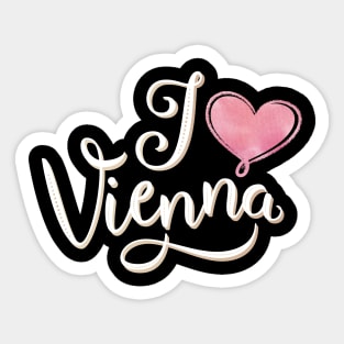 Vienna: lovers of Vienna Sticker